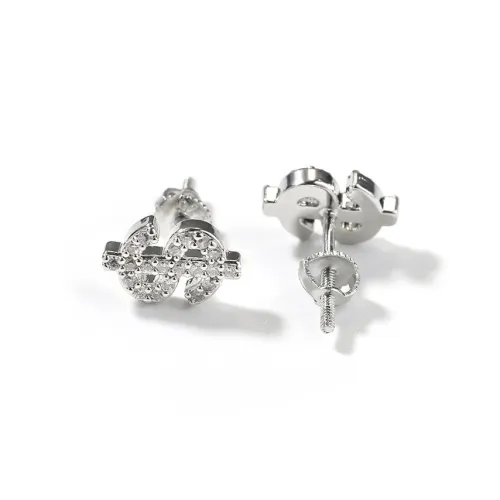 KING OF BLING Серьги-гвоздики Унисекс