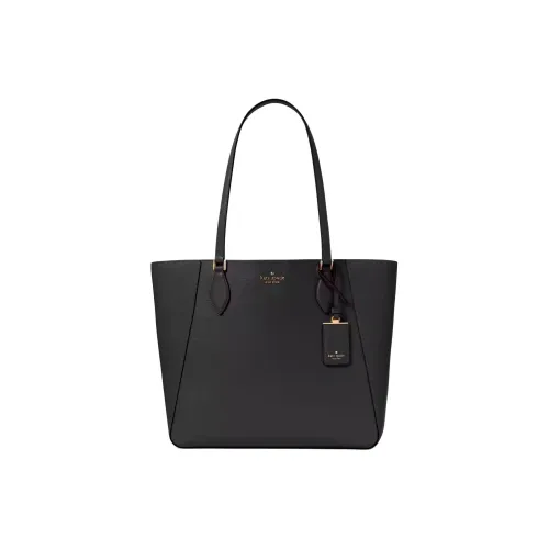 Kate Spade Утонченный GRAIN LEATHER Тоут Сумка Сумка для покупок Сумка на плечо Сумка Женская Черная