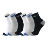 6 пар (Белый + Серый, Синий + Черный)