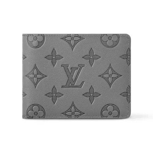 LOUIS VUITTON Кошелек из коровьей кожи мужской серый