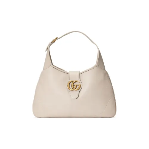 GUCCI Aphrodite Мягкая кожа Сумка через плечо Женская Светло-серая