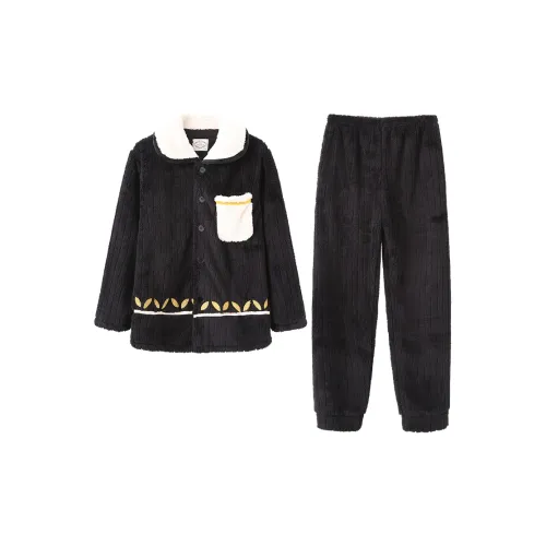 Shirley Черный Мужской Пижамный Комплект