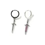 Асимметричные серьги-сверка "Меч" (Серебряные)