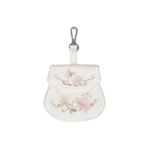 SHIATZY CHEN Клатч из шелка тутового дерева женский цвет экрю