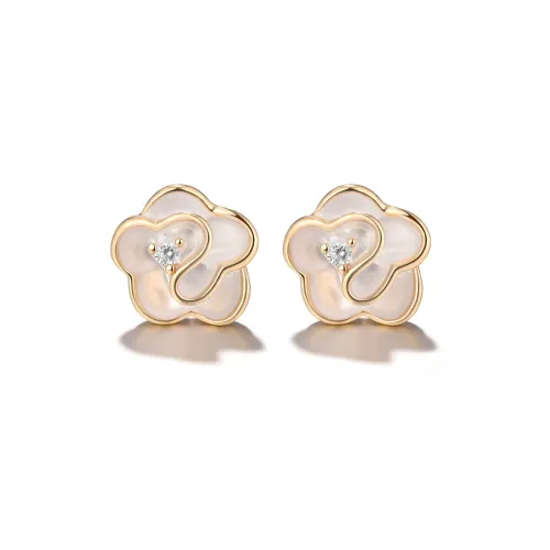 Clect Copper Stud Earrings Women's Clect Медные серьги-гвоздики женские