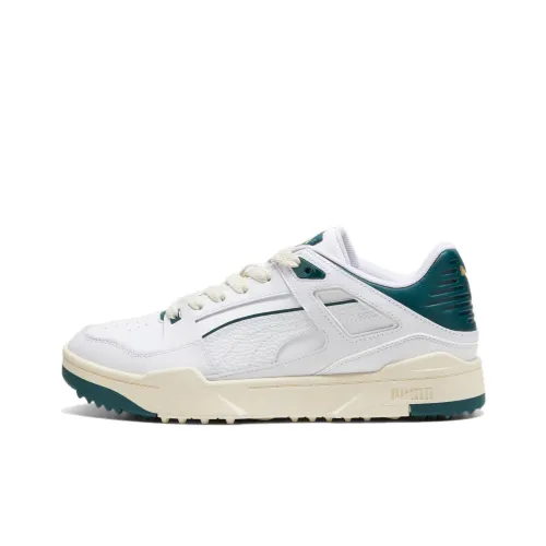 PUMA Slipstream г Амортизация Устойчивый к истиранию Дышащий Легкий Низкий Топ Гольф Обувь Мужская Белый Зеленый