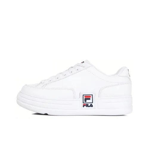 FILA Funkytennis Low Топ Скейтборд Кроссовки Унисекс Белый Корейский стиль