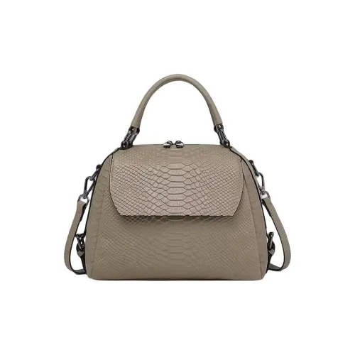 Espin Сумка через плечо из коровьей кожи средняя женская сумка слоновая серая