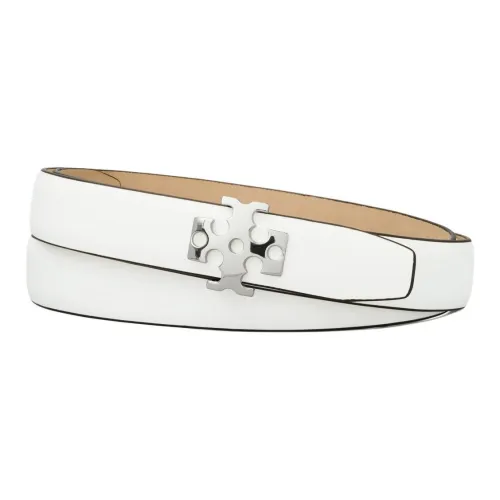 TORY BURCH Телячья кожа Кожаные ремни Женские Белые