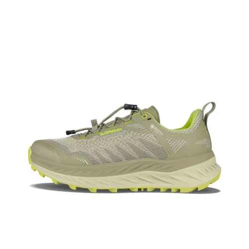 Lowa Fortux GTX Амортизация Устойчивость к истиранию Противоскользящий Легкий Низкий Топ Походная обувь Мужская Серый Зеленый