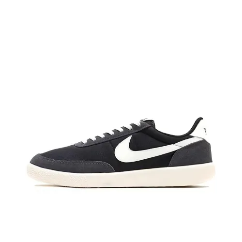 Nike Killshot Амортизация Износостойкие Низкие Кроссовки для Скейтбординга Унисекс Серый Белый