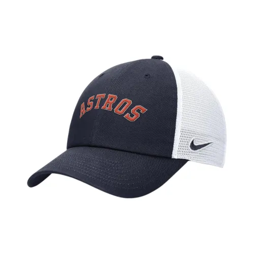 Nike 100% хлопок Кепки Мужской Синий