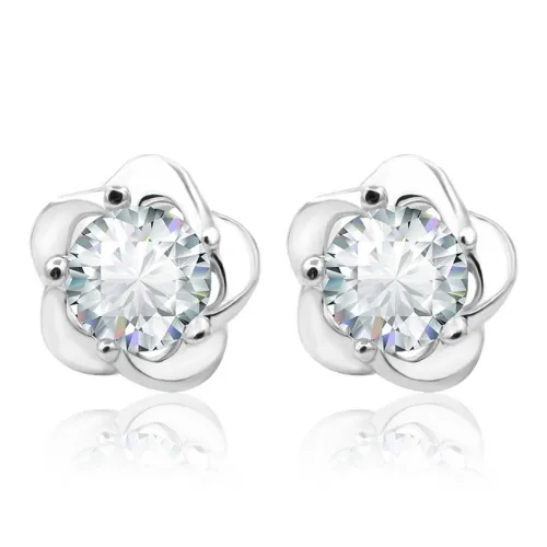 Серьги-гвоздики Vegetarian S925 Серебряные Унисекс