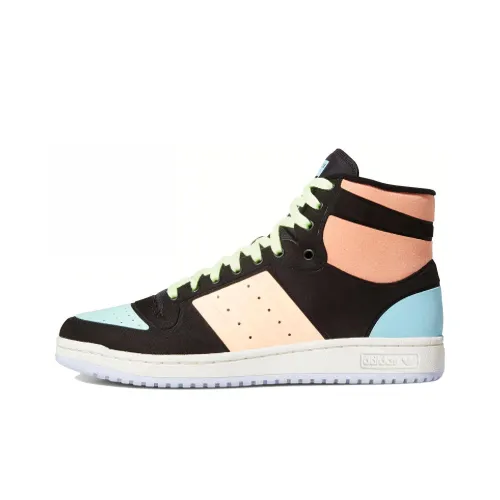 Adidas Originals TOP TEN RB Устойчивые к истиранию Высокие кроссовки Винтажные баскетбольные кроссовки Мужские Черные