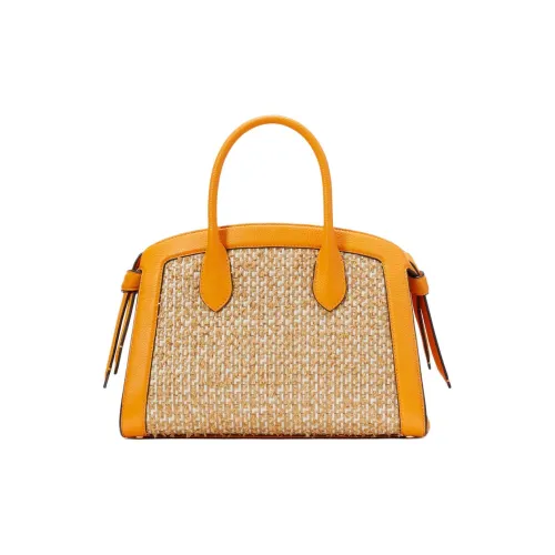 Kate Spade Knott Песочный Кожа Комбинированная Сумка Сумка через плечо Сумка через плечо Средняя Женская Закат Пламя Многоцветный