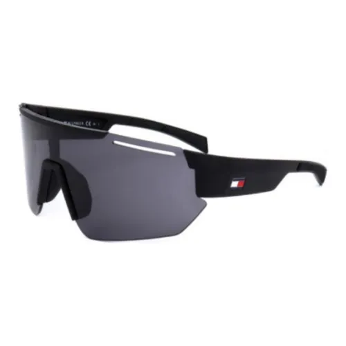 Tommy Hilfiger Нерегулярная форма Солнцезащитные очки Мужской Черный