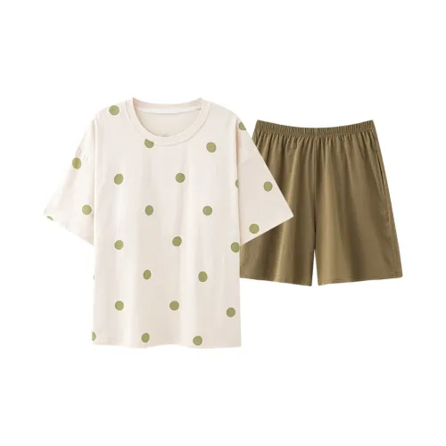 JinShaLa Пижамный комплект Женский Белый