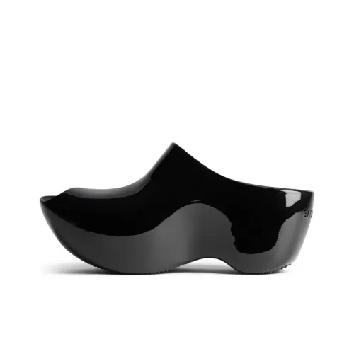 Balenciaga Мода Тапочки Женские Черные