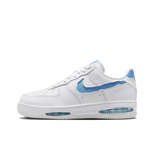 Nike Air Force 1 EVO Low Топ Скейтборд Кроссовки Мужские Белый Синий