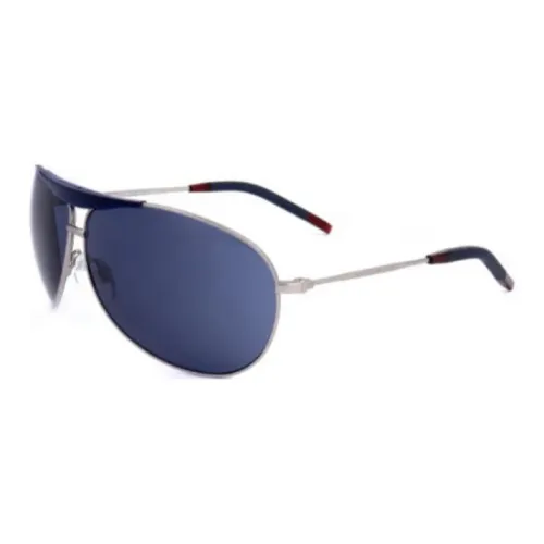 Tommy Hilfiger Нерегулярная форма Солнцезащитные очки Мужской Серебряный