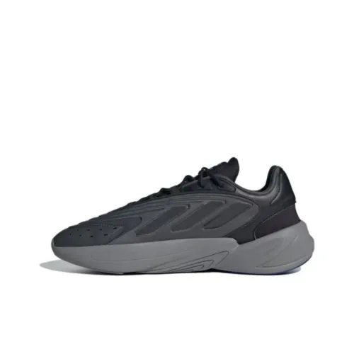 Adidas Originals Ozelia Shock Absorbers Slip-resistant Abrasion-resistant Low Top Casual Men's Black Adidas Originals Ozelia Shock Absorbers Противоскользящий Устойчивый к истиранию Низкий Топ Повседневный Мужской Черный