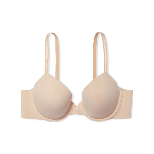 Victoria's Secret Любовь Облако Гладкий Легко Подкладанный Полный Покрытие Бюстгальтер Марципановый Бюстгальтер Женский Телесный цвет
