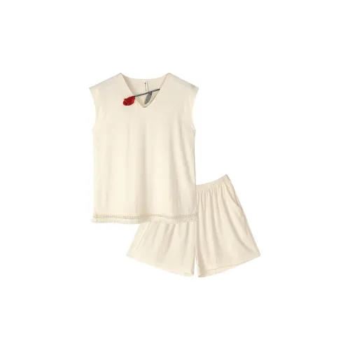 Song Qianya Пижамный комплект женский абрикосовый