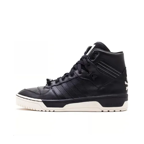 MASTERMIND x adidas originals Rivalry Hi Амортизация Износостойкие Высокие Кроссовки для скейтбординга Мужские Черные