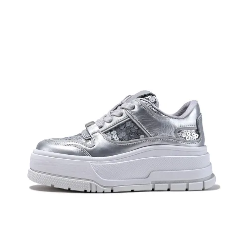 BELLALILY Низкий топ Скейтборд Кроссовки Женские