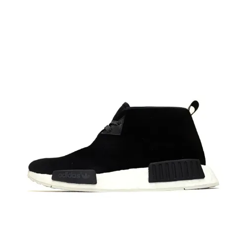 Adidas Originals NMD_C1 Черный Замша Без клейма Легкий MID Топ Повседневный Унисекс Черный