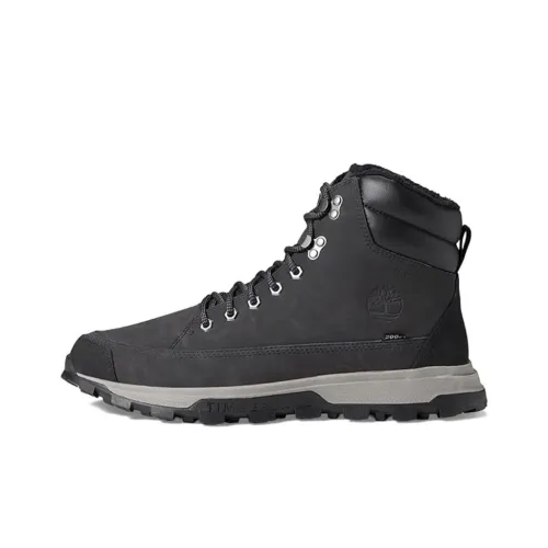 Timberland Treeline Амортизация Износостойкий MID Топ Уличная обувь Мужская Черная