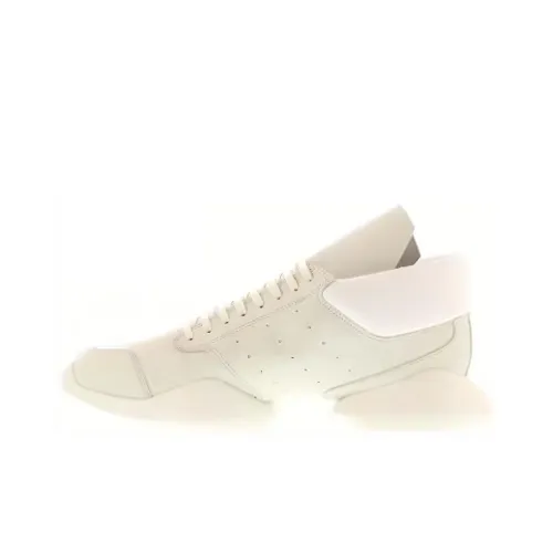RICK OWENS x Adidas Originals Non Bottom Slip Легкий Low Top Беговые кроссовки Мужской Белый