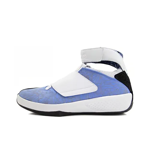 Jordan Air Jordan 20 OG West Coast High Top Винтажные баскетбольные кроссовки Мужские Белый Синий