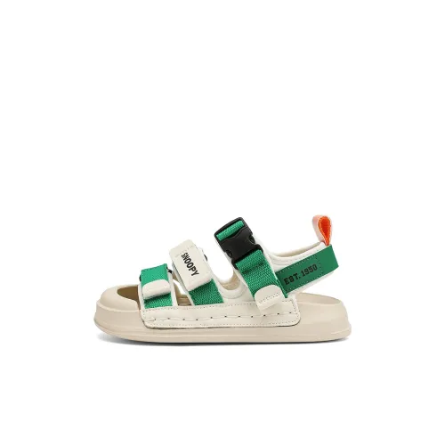 SNOOPY Детские сандалии Low Top Green Kids