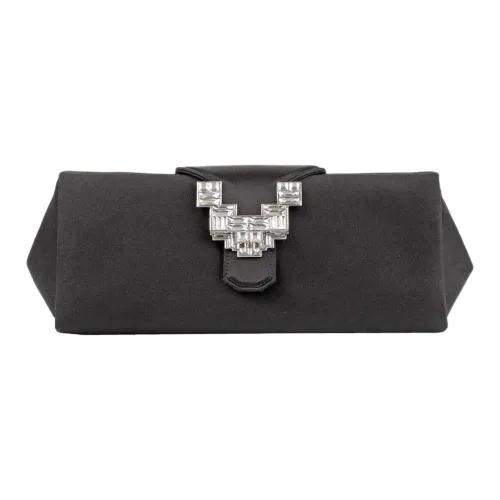 Rodo Satin Clutch Женские Black