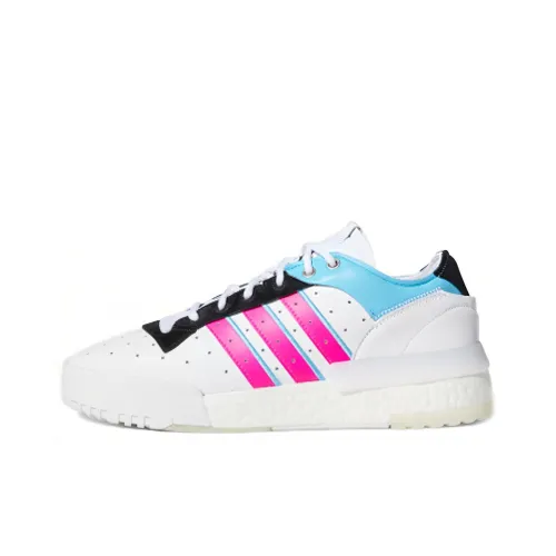 Adidas Originals Rivalry RM Low Slip Resistant Abrasion Resistant Low Top Скейтборд Кроссовки Unisex Белый Синий Розовый