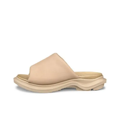 Ecco Slip-resistant Abrasion-resistant Слипоны Женские Бежевые