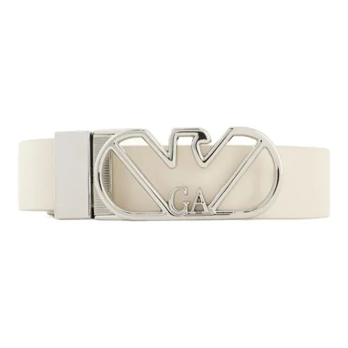 EMPORIO ARMANI Ремни из коровьей кожи Женские Белые