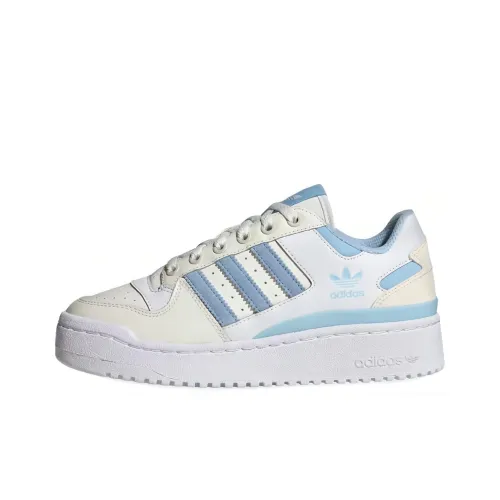 Adidas Originals Forum Bold Амортизация Износостойкие Низкие Кроссовки для Скейтбординга Женские Синие