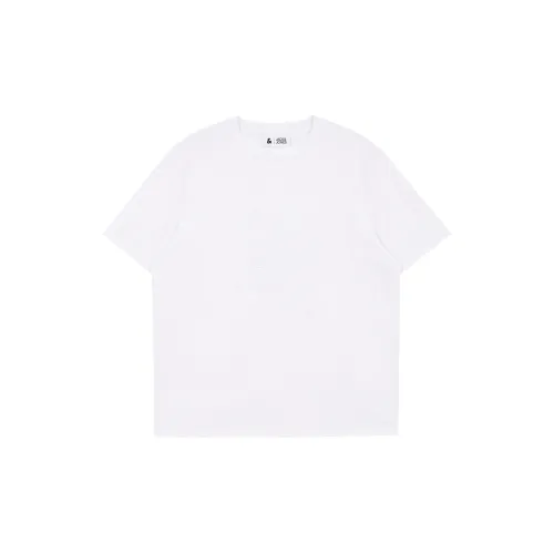 JACK&JONES A06 Raw Белый Мужская T-Рубашка