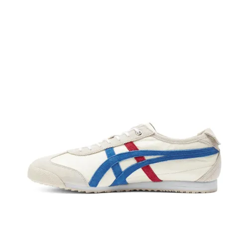 Onitsuka Tiger Non Slip Легкий Низкий Топ Casual Унисекс Белый Синий