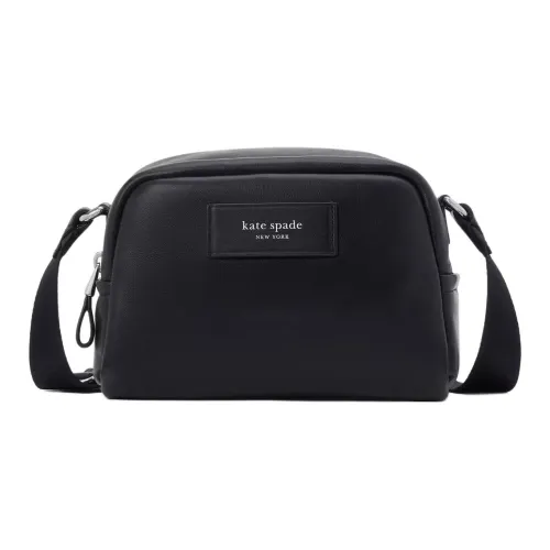 Kate Spade Smooth Leather Crossbody Bag Small Women's Black Kate Spade Гладкая кожа Сумка через плечо Маленькая Женская Черная