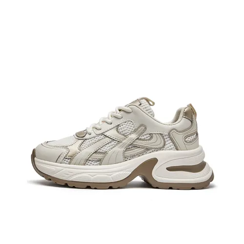 La Chapelle Высота Увеличивающие Дышащие Низкие Топ Кроссовки с Толстой Подошвой Женские