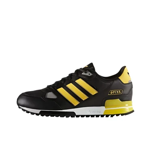 Adidas Originals ZX 750 Slip-resistant Abrasion-resistant Low Top Casual Shoes Unisex Black Yellow Adidas Originals ZX 750 Противоскользящий устойчивый к истиранию низкий топ повседневная обувь унисекс черный желтый