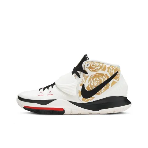 Сникер ROOM x Nike Kyrie 6 'Mom Крем' Амортизация Противоскользящий Устойчивый к истиранию MID Топ