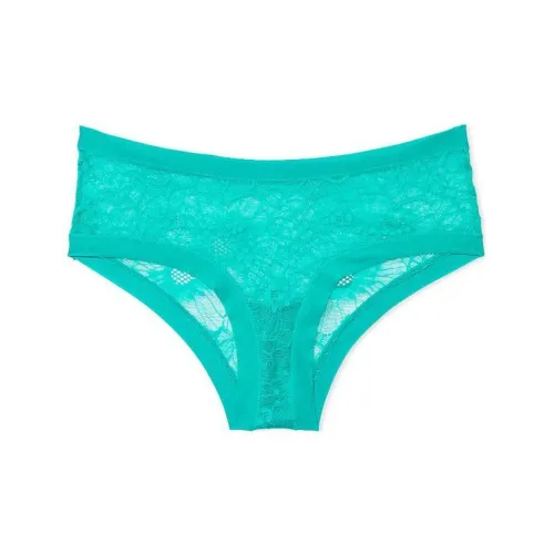 Victoria's Secret Розовый No Show No Show Кружево Cheeky Panty Capri Sea Нижнее белье Женские 1 шт Мятно-зеленый Кружево