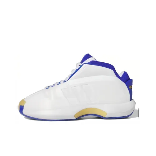 Adidas Originals Crazy BYW 1,0 Винтажные баскетбольные кроссовки MID Топ Белый Синий Мужской