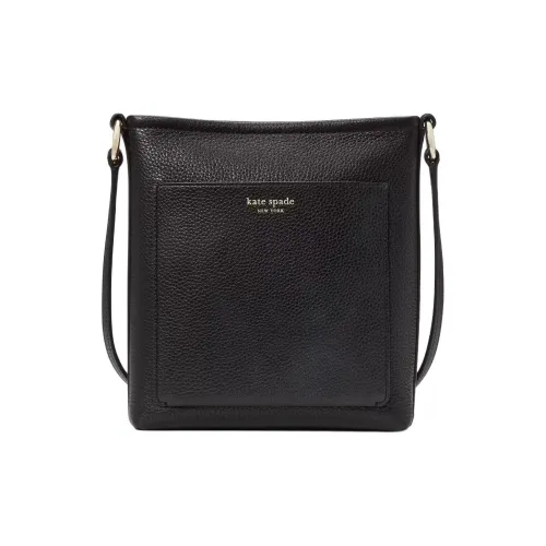 Kate Spade Сумка через плечо из текстуры личи кожа маленькая женская черная