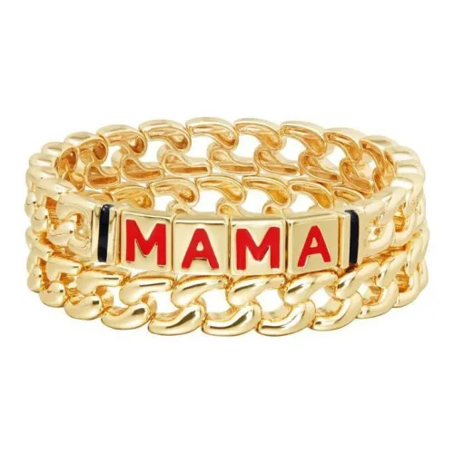 Roxanne Assoulin Латунь Эластан Цинк Эмаль Кубический цирконий Браслеты Женские Золото