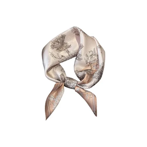 Narandu Шелковые Шарфы Женские Розовый